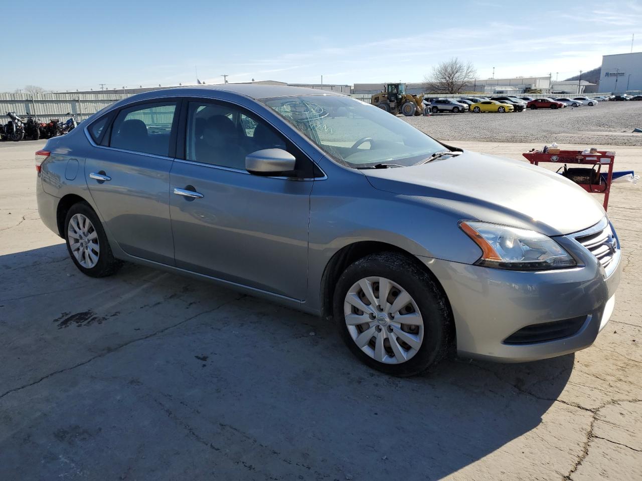2014 Nissan Sentra VIN 3N1AB7AP5EY223282 Copart auction photo, mechanical / minor dent/scratches damage thumbnail 4