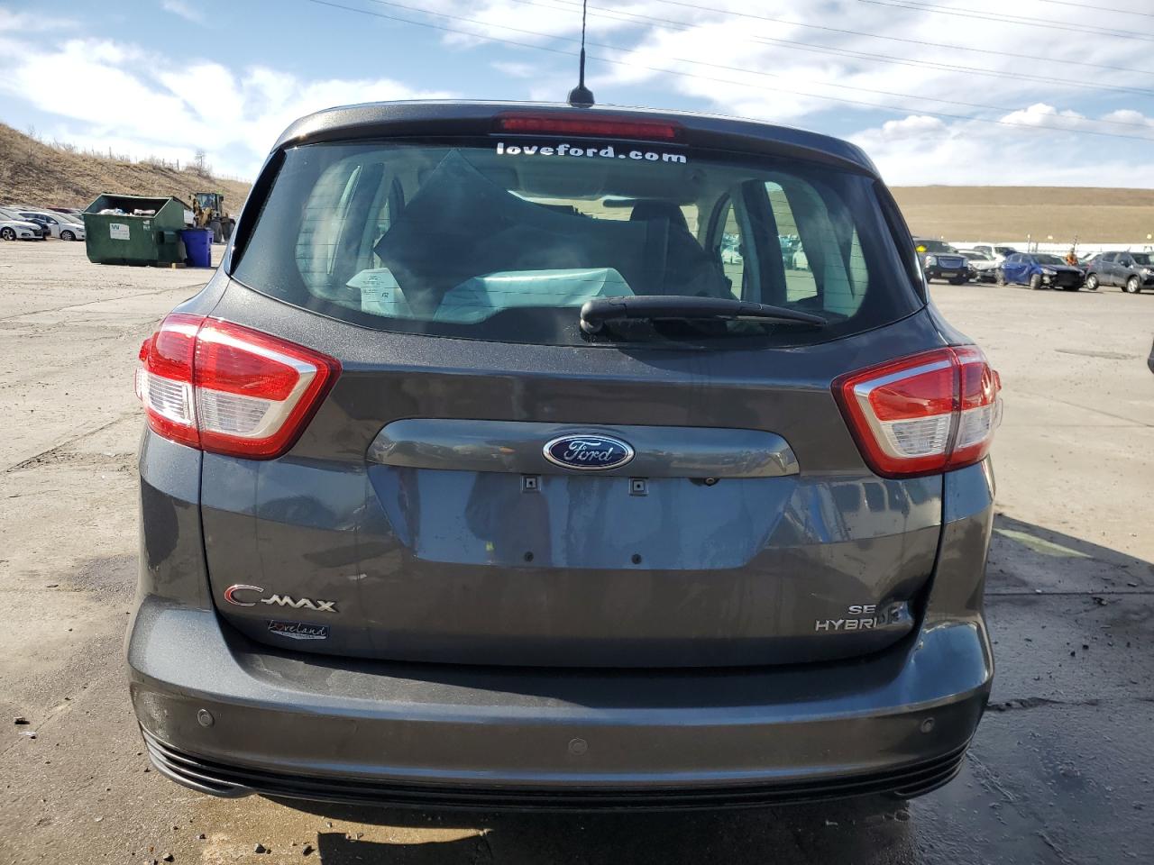 2017 Ford C-MAX VIN 1FADP5AU0HL110882 Copart auction photo, front end damage thumbnail 6