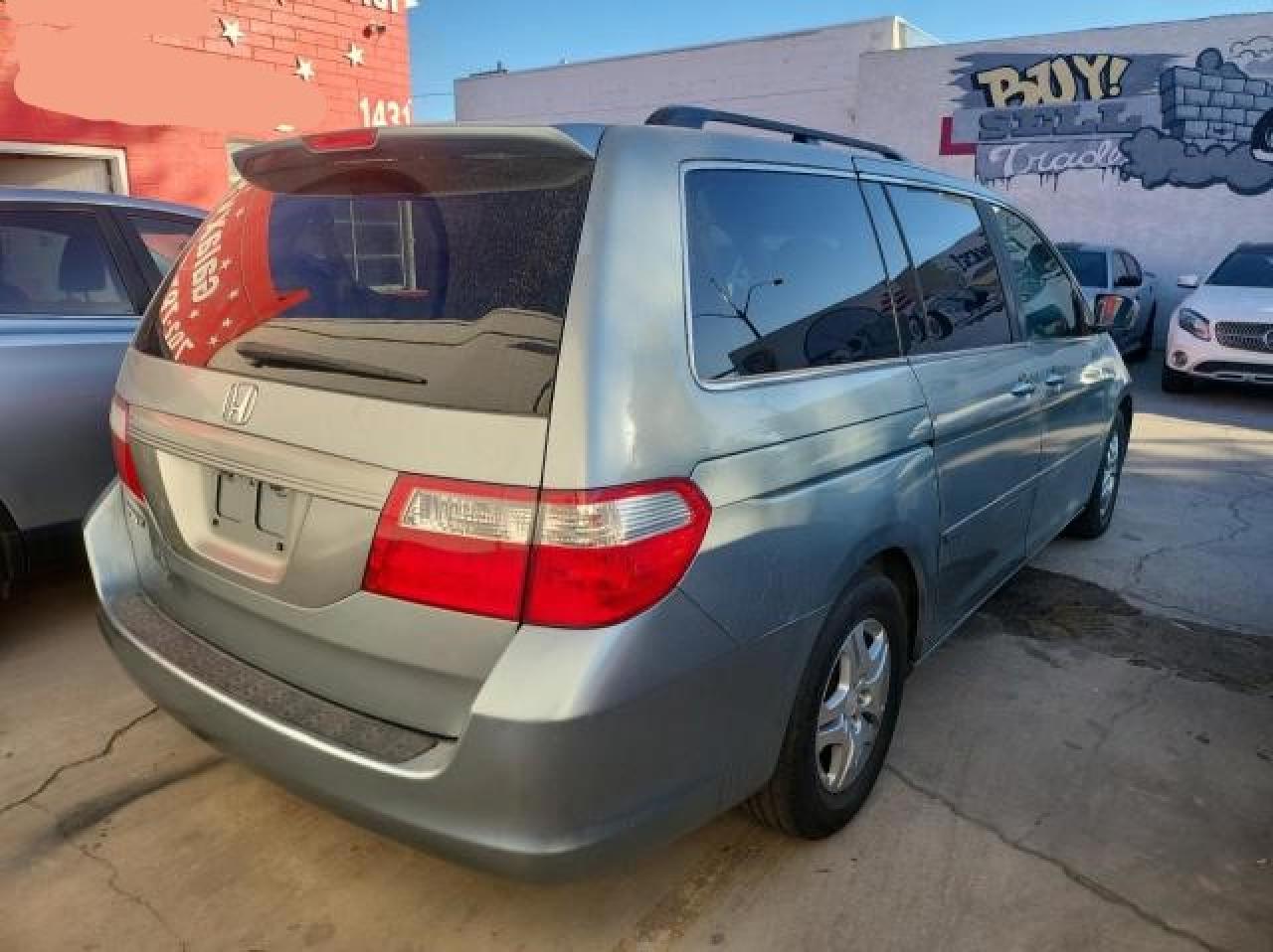 2007 Honda Odyssey VIN 5FNRL38687B020288 Copart auction photo, normal wear damage thumbnail 4