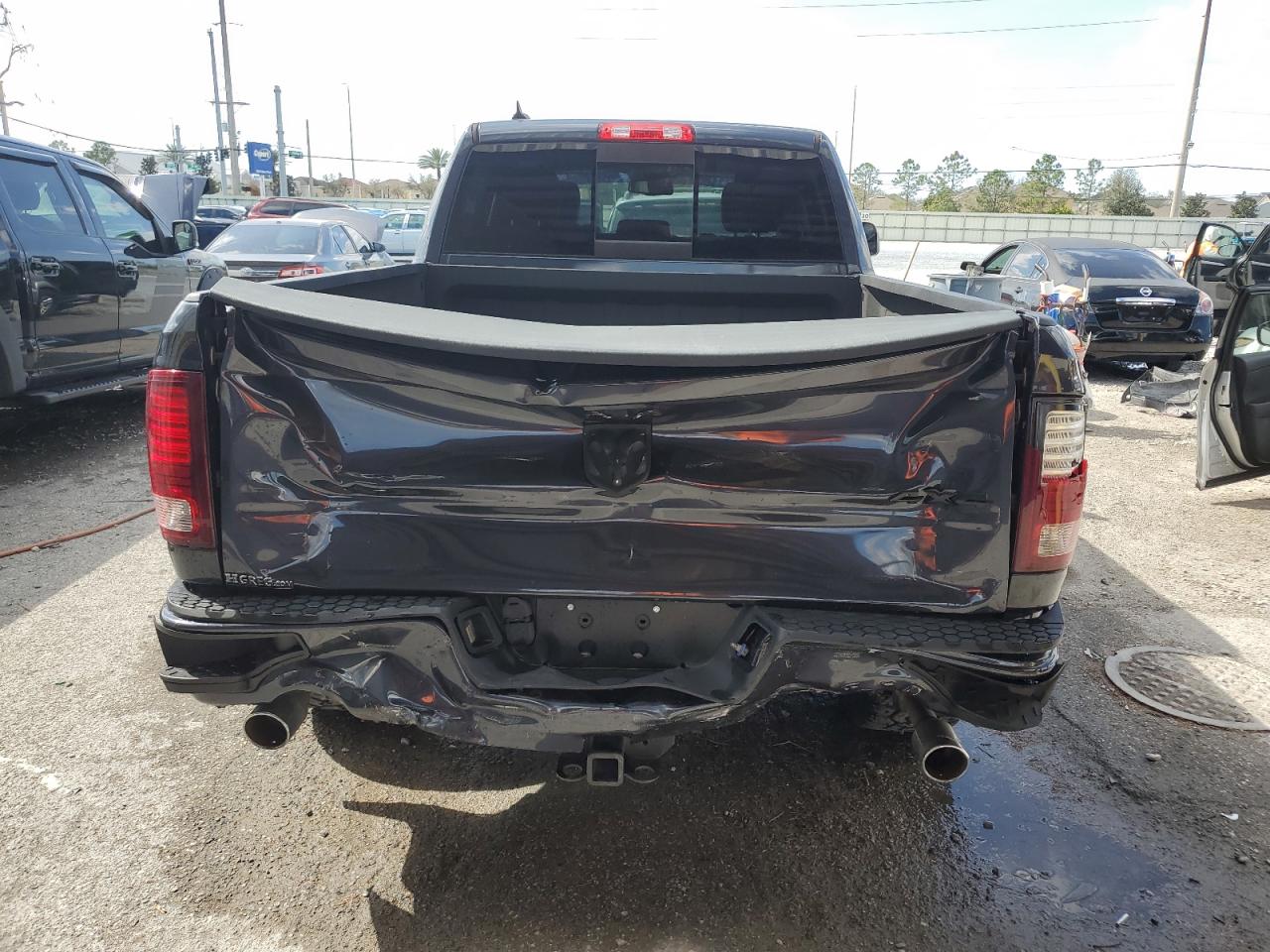 2016 RAM 1500 VIN 1C6RR7UT3GS281565 Copart auction photo, rear end damage thumbnail 6