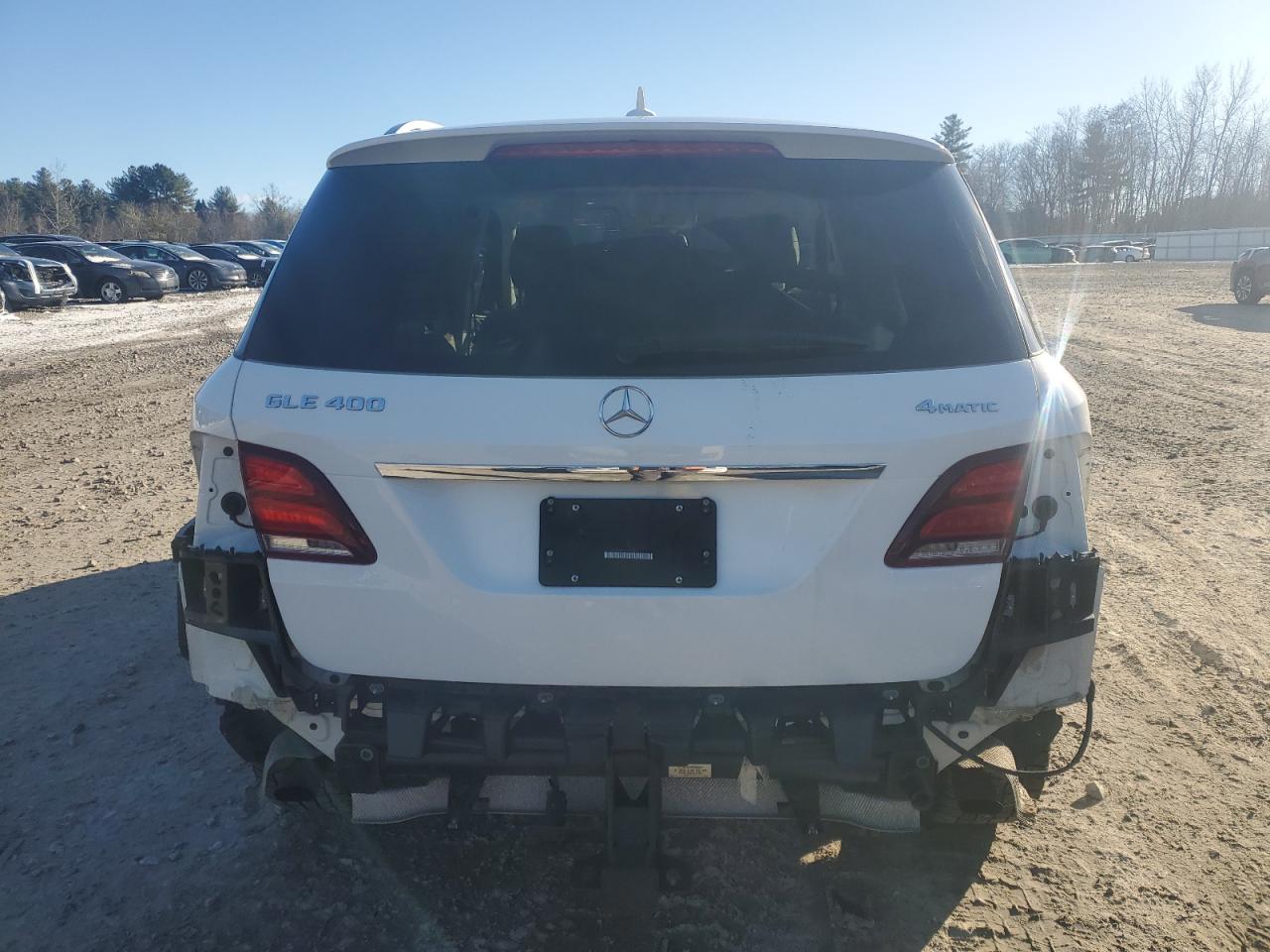 2019 Mercedes-Benz GLE VIN 4JGDA5GB8KB207709 Copart auction photo, front end / rear end damage thumbnail 6