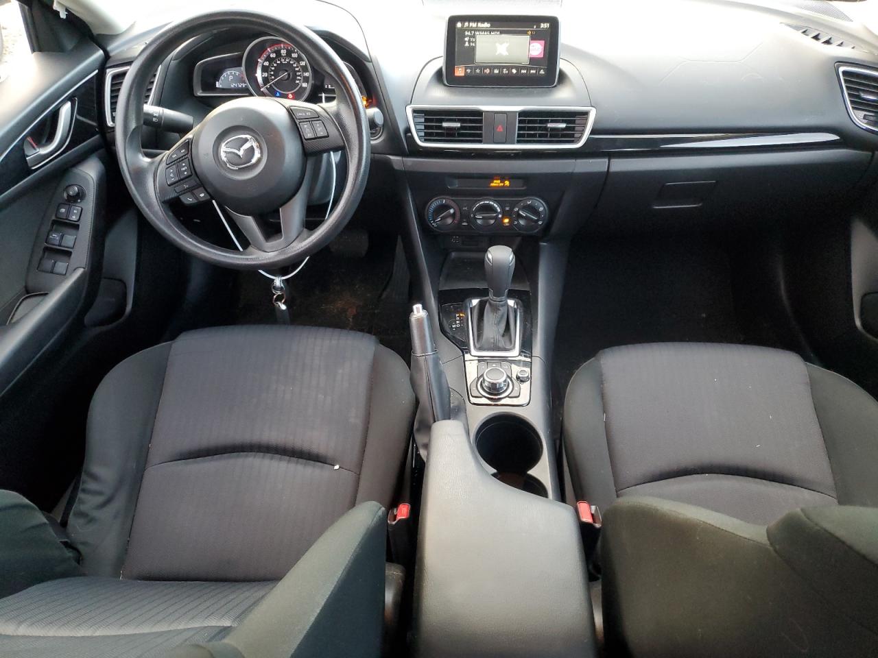 2016 Mazda 3 VIN JM1BM1T76G1310704 Copart auction photo, side / front end damage thumbnail 8