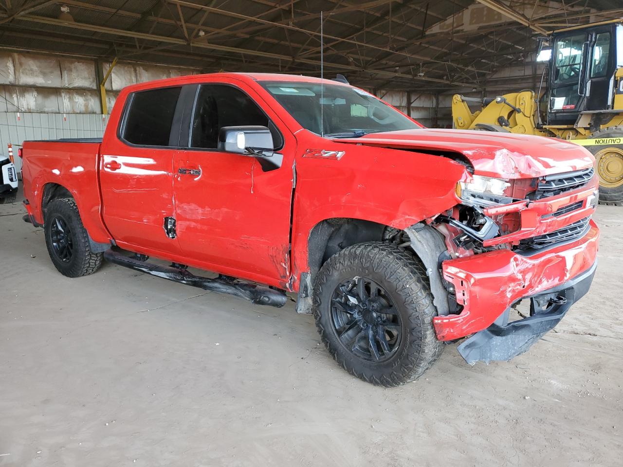 2020 Chevrolet Silverado VIN 3GCUYEED7LG233876 Copart auction photo, front end / side damage thumbnail 4