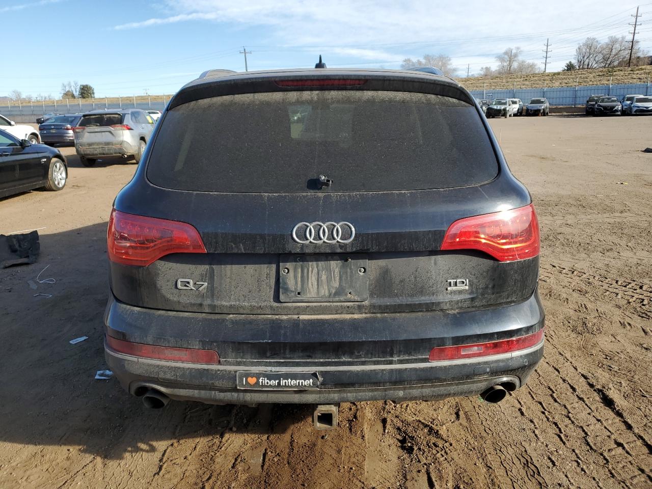 2010 Audi Q7 VIN WA1LMAFE4AD000677 Copart auction photo, front end / side damage thumbnail 6