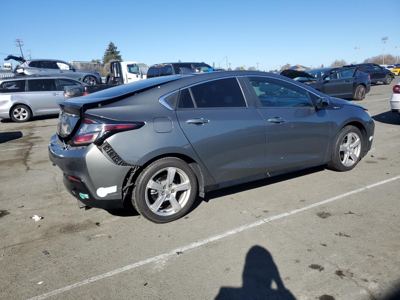 2017 Chevrolet Volt VIN 1G1RC6S51HU189037 Copart auction photo, rear end / minor dent/scratches damage thumbnail 3