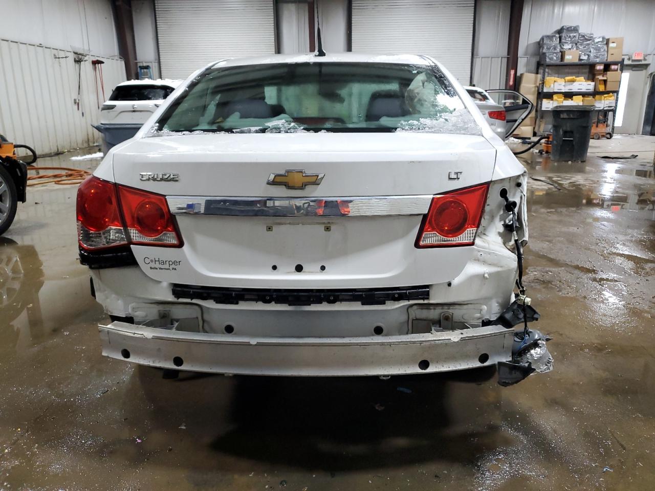 2014 Chevrolet Cruze VIN 1G1PC5SB1E7258407 Copart auction photo, side / front end damage thumbnail 6