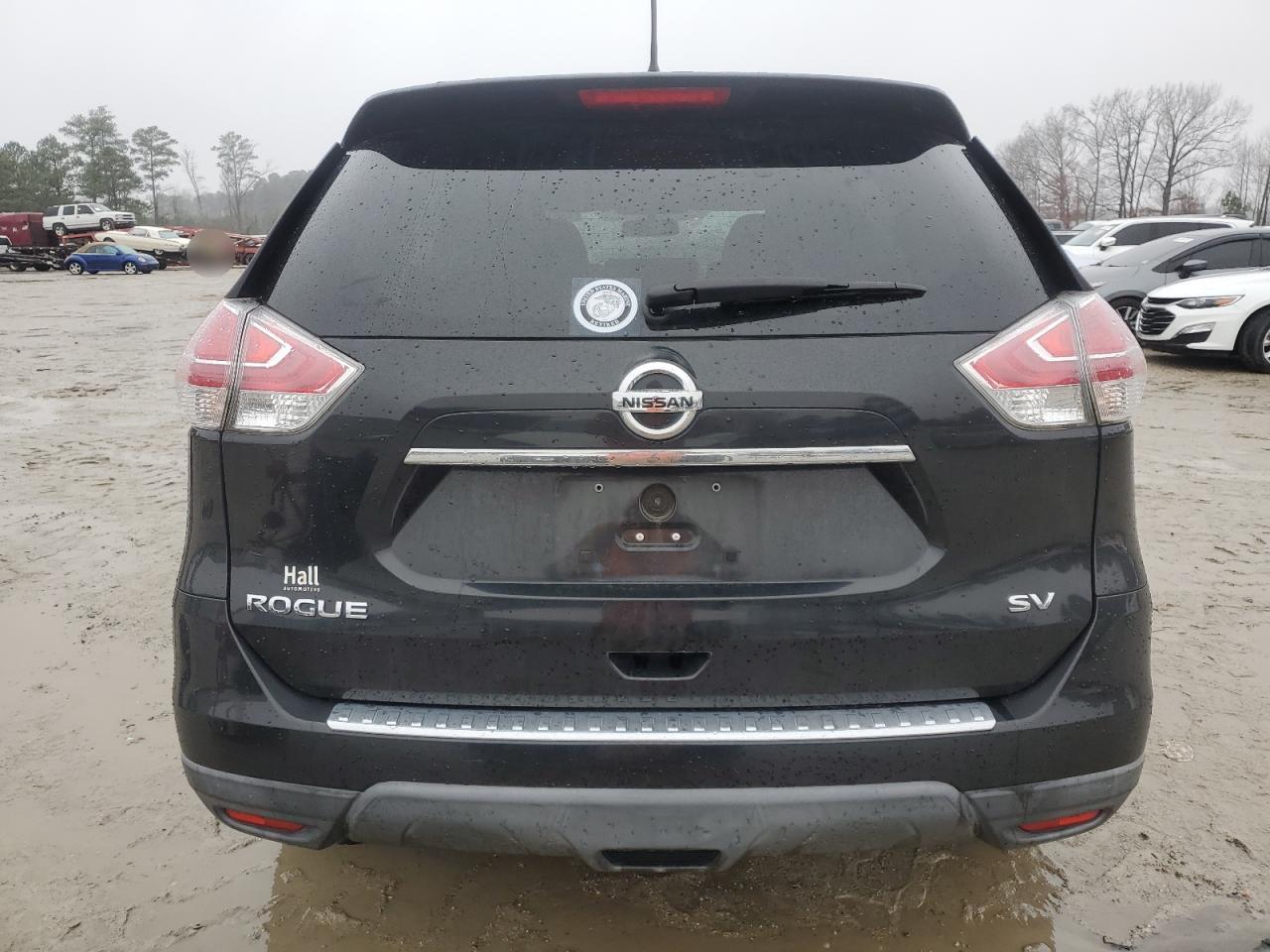 2016 Nissan Rogue VIN KNMAT2MT7GP632877 Copart auction photo, front end / side damage thumbnail 6