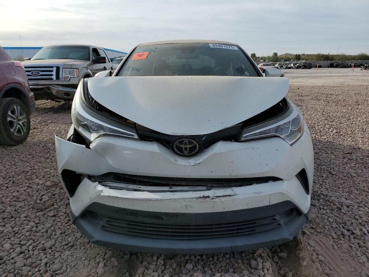 2019 Toyota C-HR VIN JTNKHMBX1K1046481 Copart auction photo, front end / rear end damage thumbnail 5