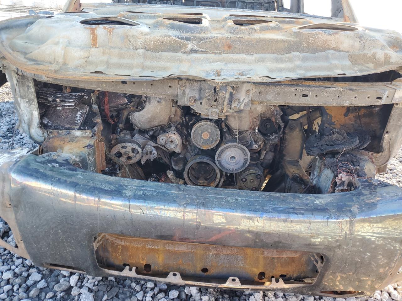 2005 Nissan Titan VIN 1N6BA07A75N570217 Copart auction photo, burn damage thumbnail 12