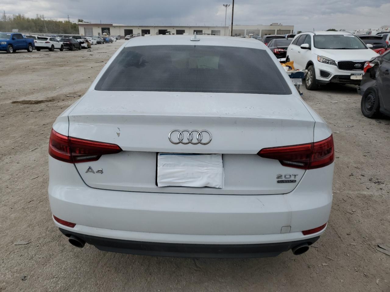 2017 Audi A4 VIN WAUANAF47HN068846 Copart auction photo, front end / mechanical damage thumbnail 6