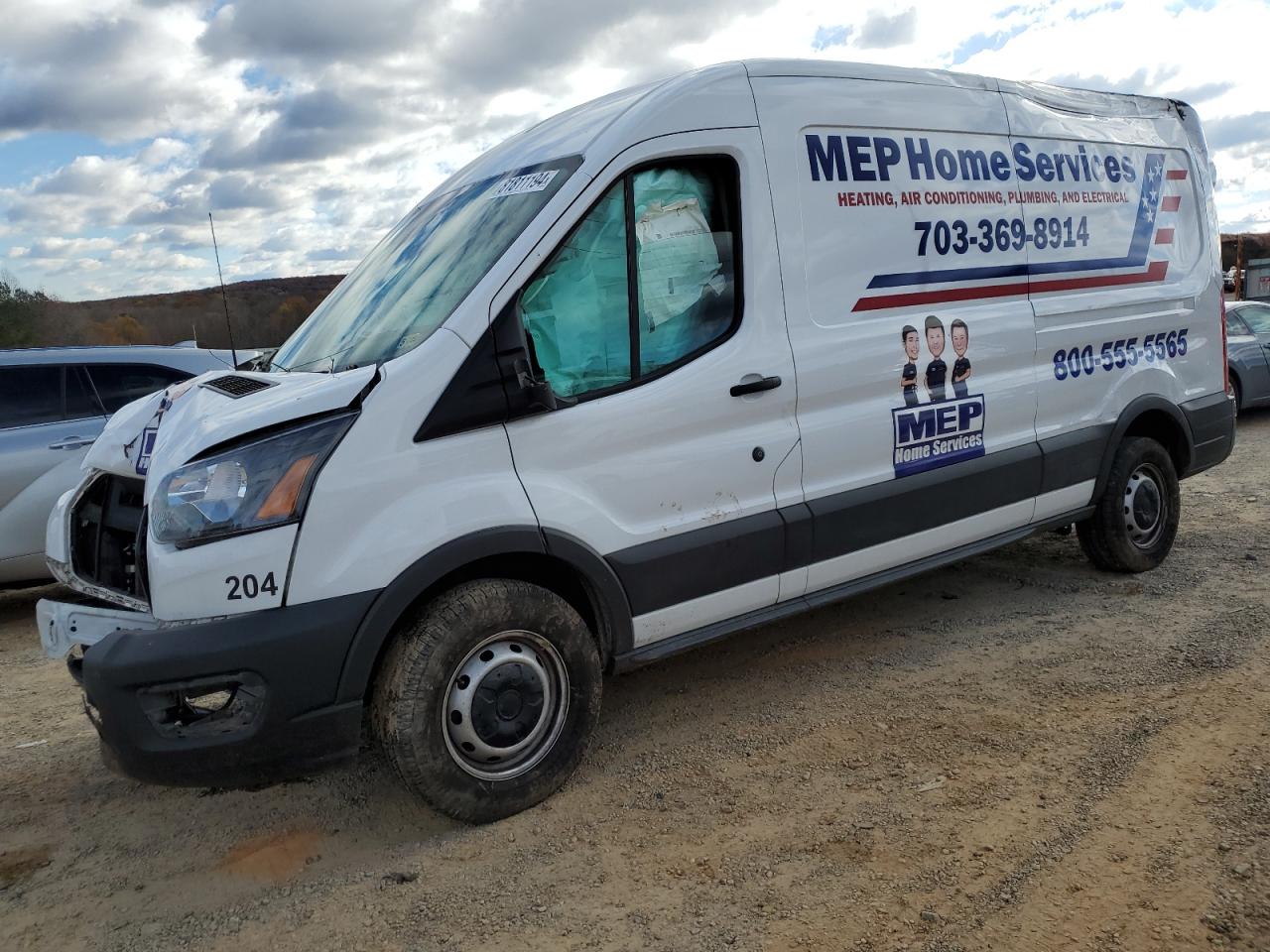 2023 Ford Transit VIN 1FTBR1C82PKA73133