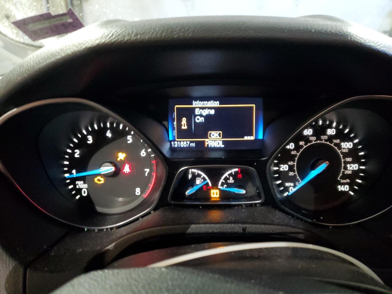2016 Ford Focus VIN 1FADP3E25GL227899 Copart auction photo, front end / undercarriage damage thumbnail 9