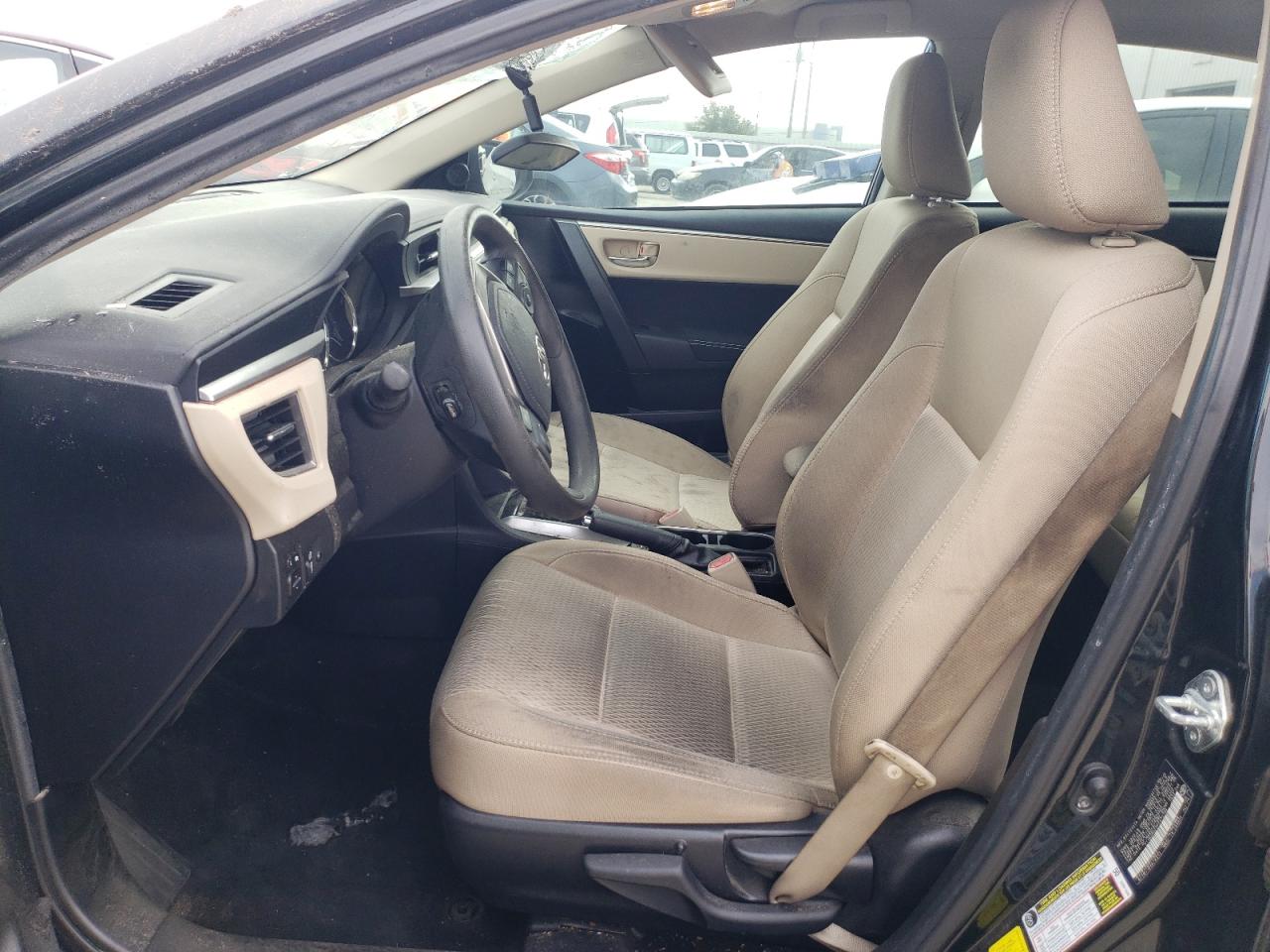 2015 Toyota Corolla VIN 2T1BURHE0FC473798 Copart auction photo, rollover damage thumbnail 7
