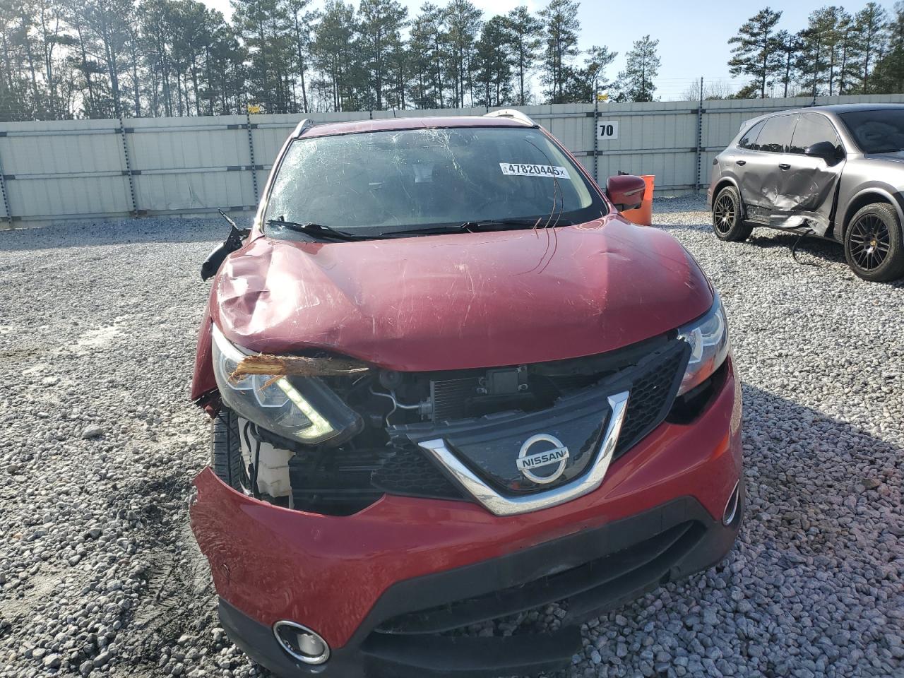 2018 Nissan Rogue VIN JN1BJ1CP7JW192524 Copart auction photo, front end / top/roof damage thumbnail 5