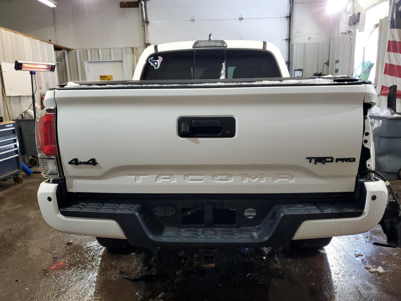 2019 Toyota Tacoma VIN 5TFCZ5AN9KX192278 Copart auction photo, rollover damage thumbnail 6