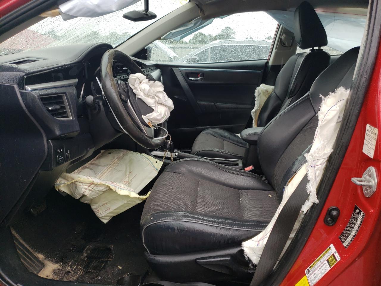 2015 Toyota Corolla VIN 5YFBURHE8FP213617 Copart auction photo, front end damage thumbnail 7