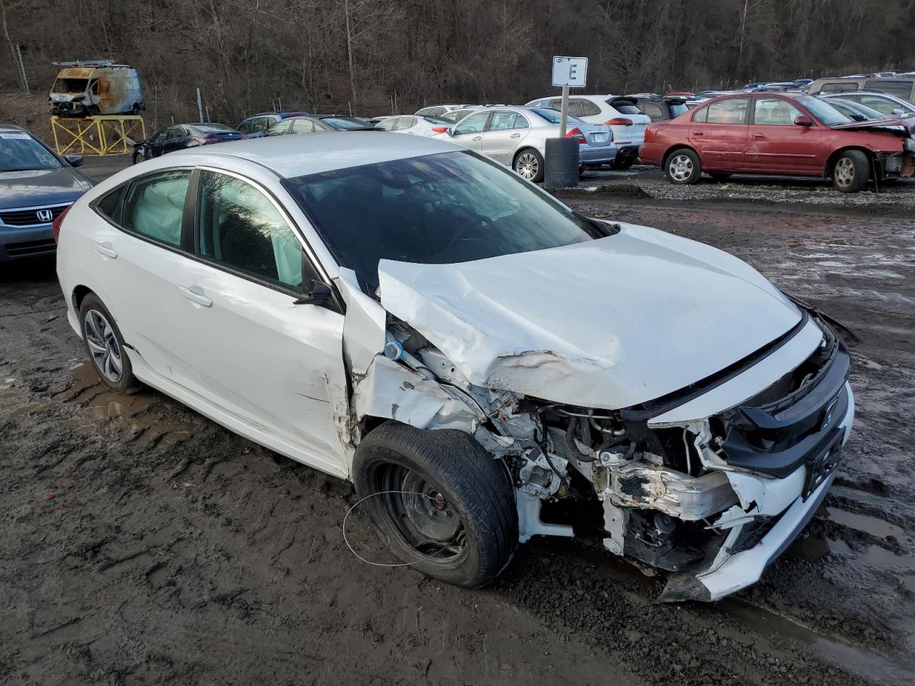 2021 Honda Civic VIN 2HGFC2F6XMH541228 Copart auction photo, all over damage thumbnail 4