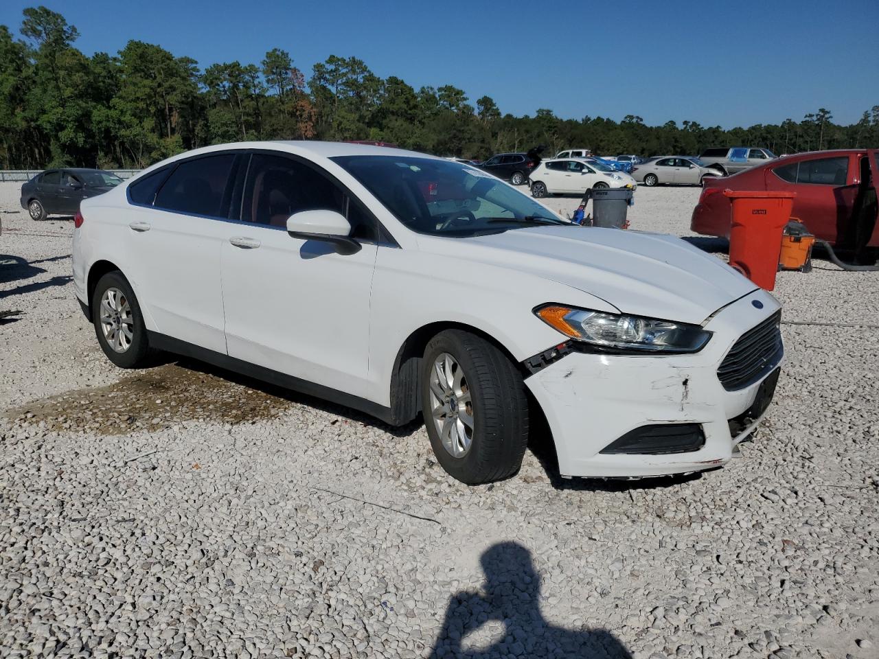 2015 Ford Fusion VIN 3FA6P0G76FR193455 Copart auction photo, front end damage thumbnail 4
