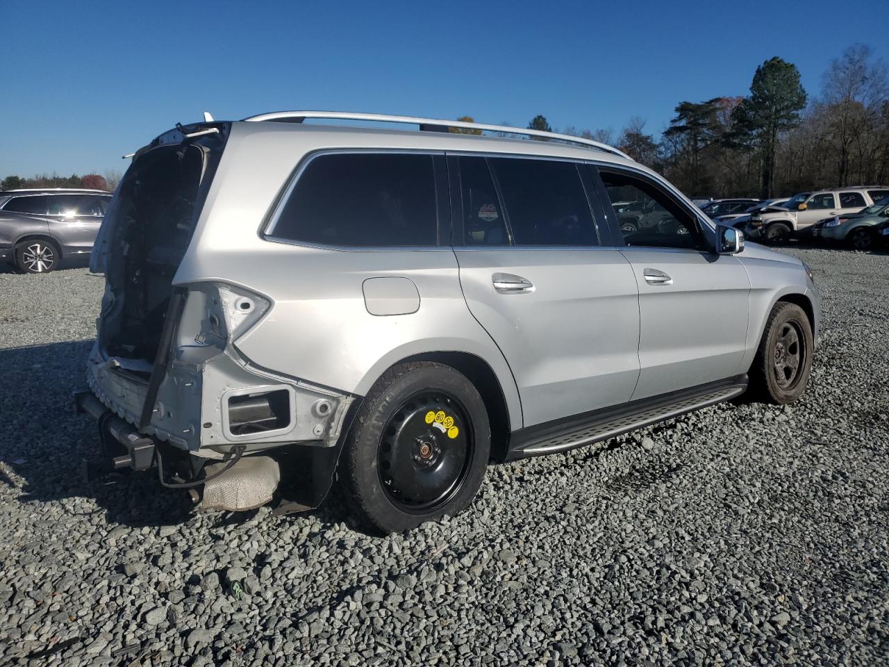2018 Mercedes-Benz GLS-klasse VIN 4JGDF6EE0JB181254 Copart auction photo, rear end damage thumbnail 3