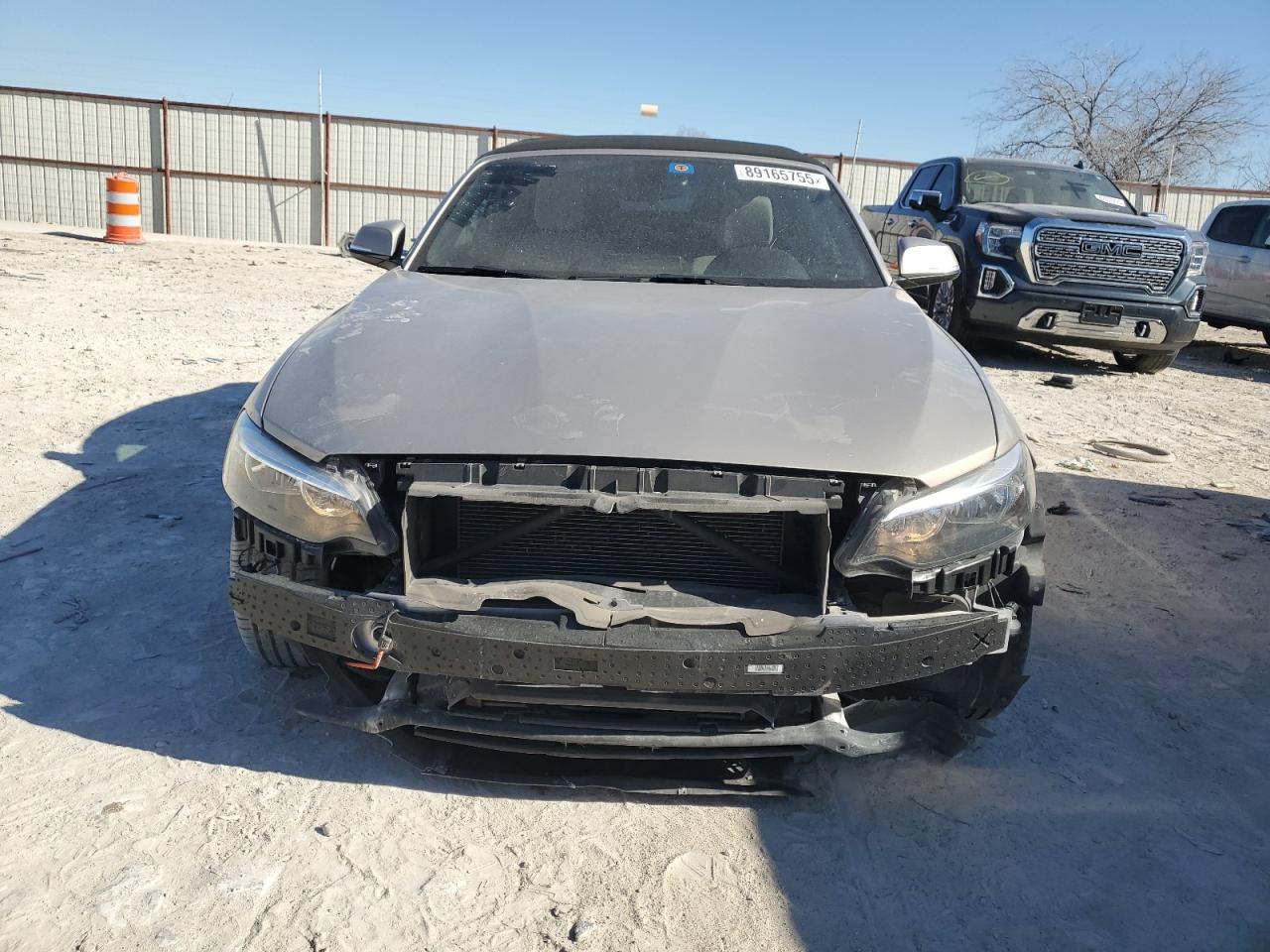 2015 BMW 2er VIN WBA1K5C54FV242897 Copart auction photo, front end / undercarriage damage thumbnail 5