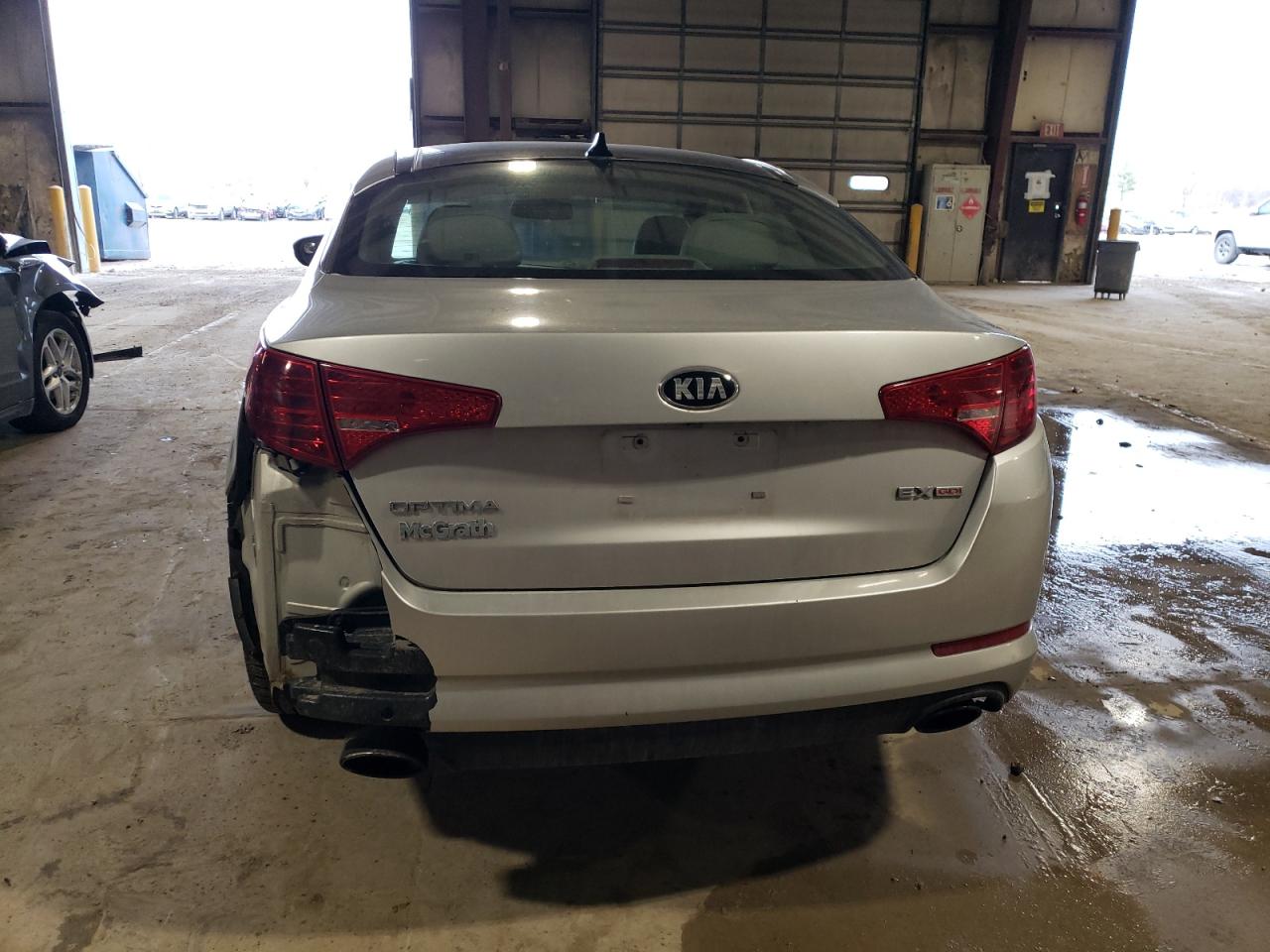 2013 KIA Optima VIN 5XXGN4A72DG090968 Copart auction photo, front end / minor dent/scratches damage thumbnail 6