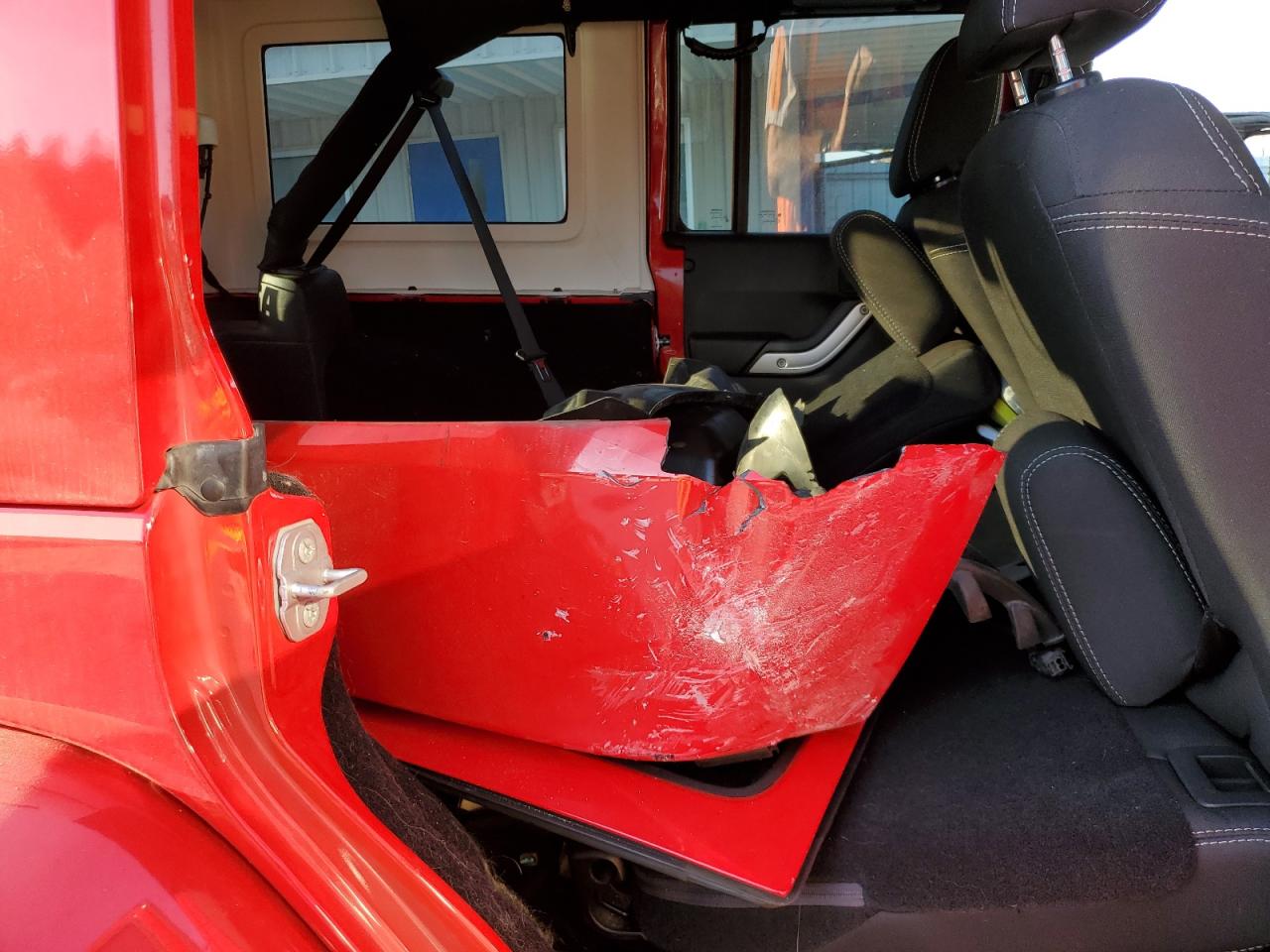 2015 Jeep Wrangler VIN 1C4BJWEGXFL578547 Copart auction photo, all over damage thumbnail 10