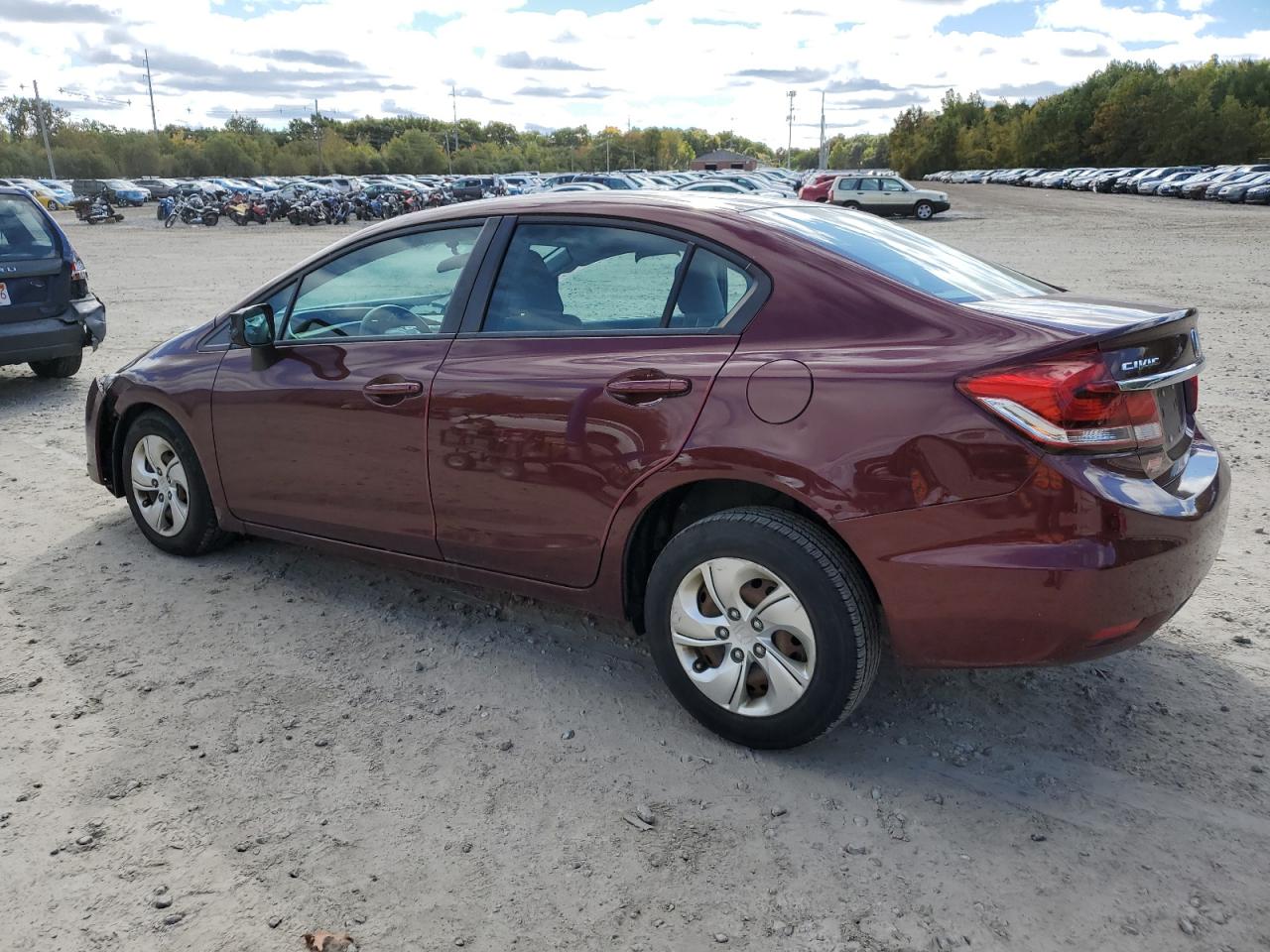 2015 Honda Civic VIN 19XFB2F56FE104592 Copart auction photo, front end damage thumbnail 2