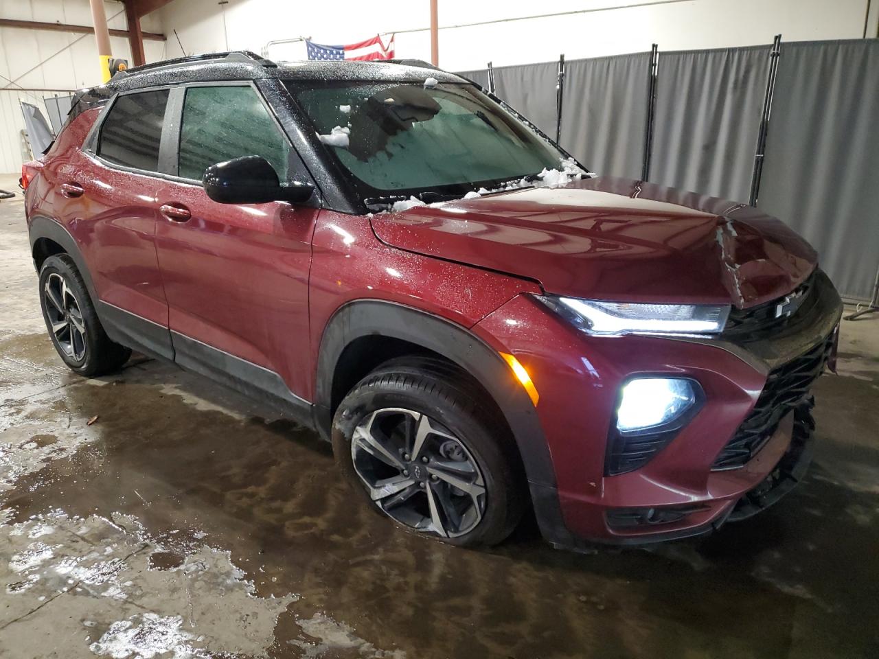 2023 Chevrolet TrailBlazer VIN KL79MUSL6PB217056 Copart auction photo, rear end / side damage thumbnail 4