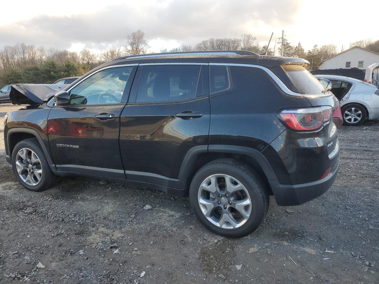 2021 Jeep Compass VIN 3C4NJDCB4MT571927 Copart auction photo, front end damage thumbnail 2