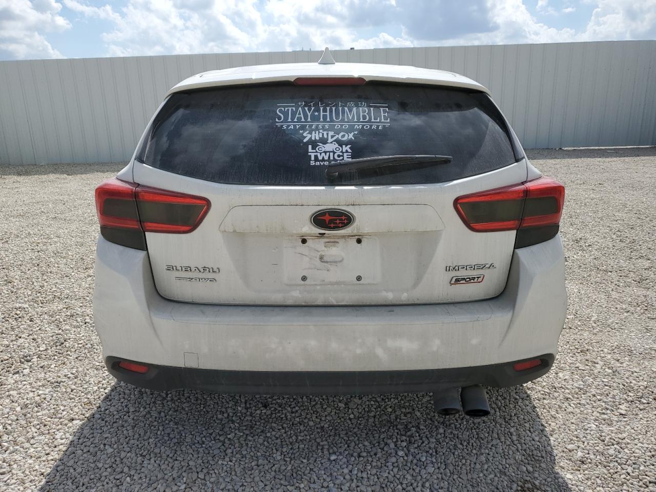 2019 Subaru Impreza VIN 4S3GTAJ61K3762642 Copart auction photo, minor dent/scratches damage thumbnail 6