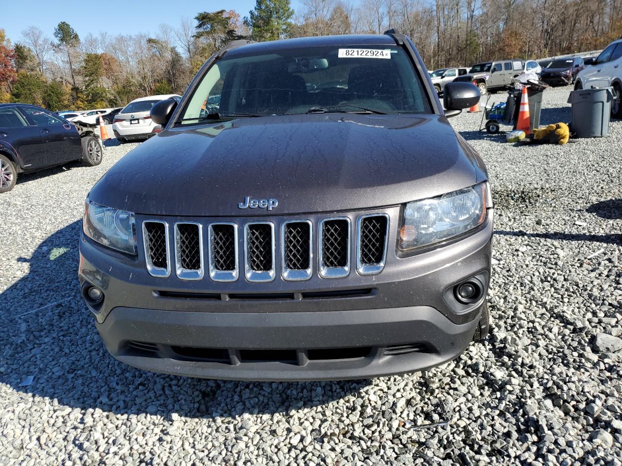 2017 Jeep Compass VIN 1C4NJCBA2HD185019 Copart auction photo, front end damage thumbnail 5