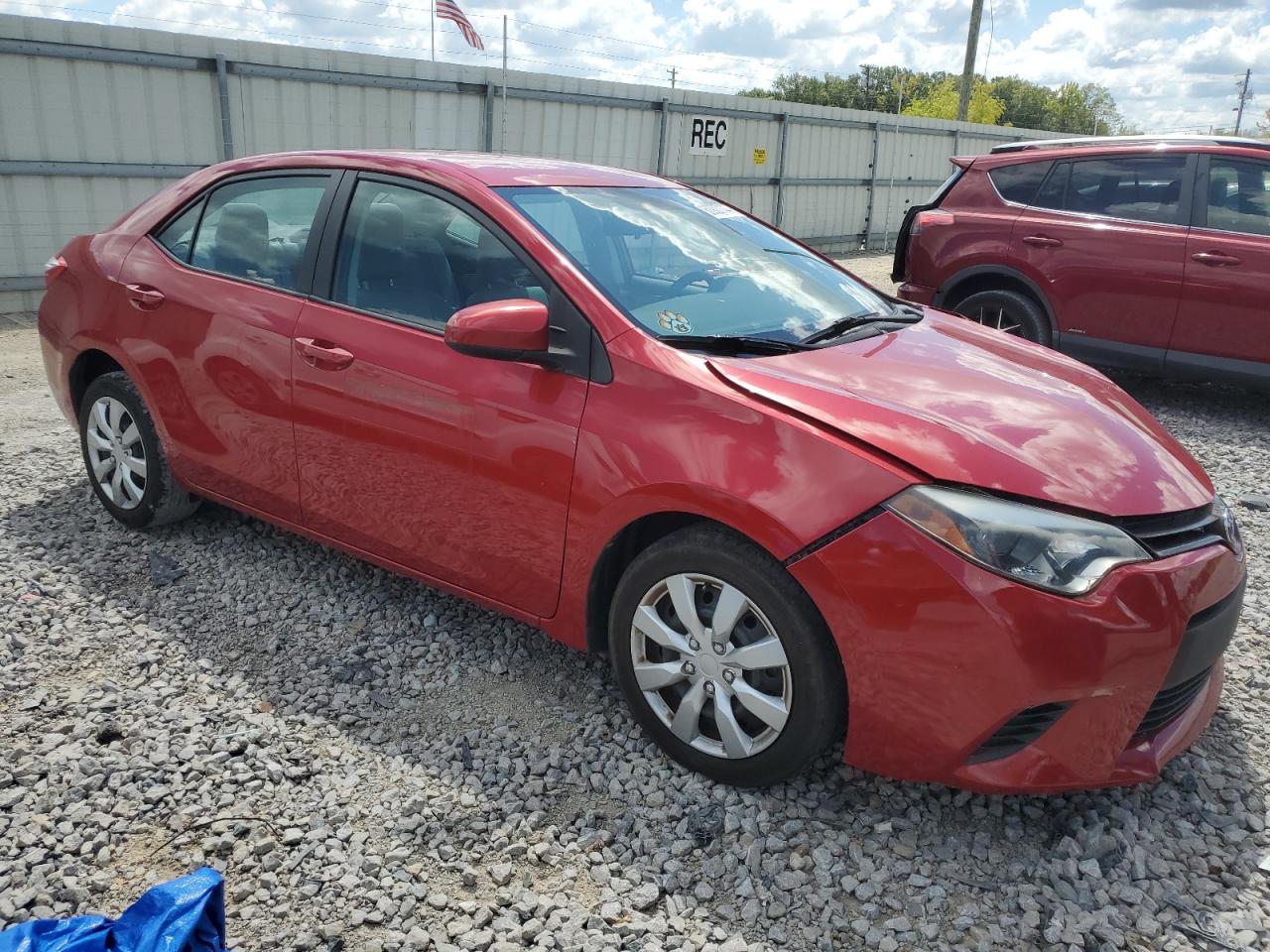 2014 Toyota Corolla VIN 2T1BURHEXEC047759 Copart auction photo, front end damage thumbnail 4