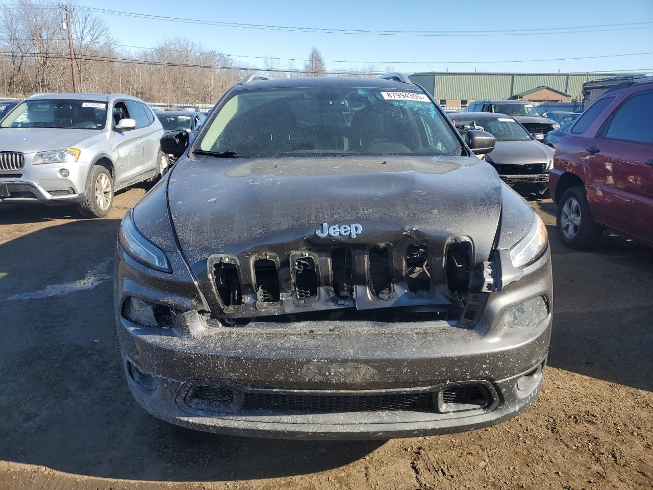 2017 Jeep Grand Cherokee VIN 1C4PJMCBXHW521297 Copart auction photo, undercarriage / front end damage thumbnail 5