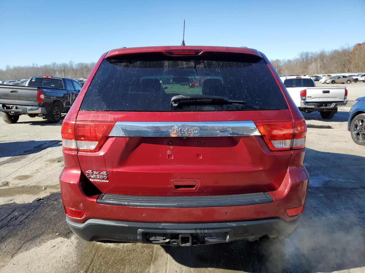 2012 Jeep Grand Cherokee VIN 1C4RJFAG5CC114887 Copart auction photo, all over damage thumbnail 6
