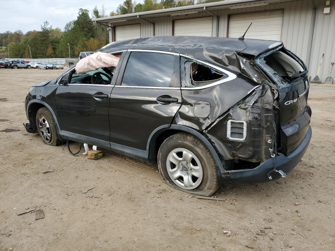 2014 Honda CR-V VIN 5J6RM4H36EL079319 Copart auction photo, rollover damage thumbnail 2