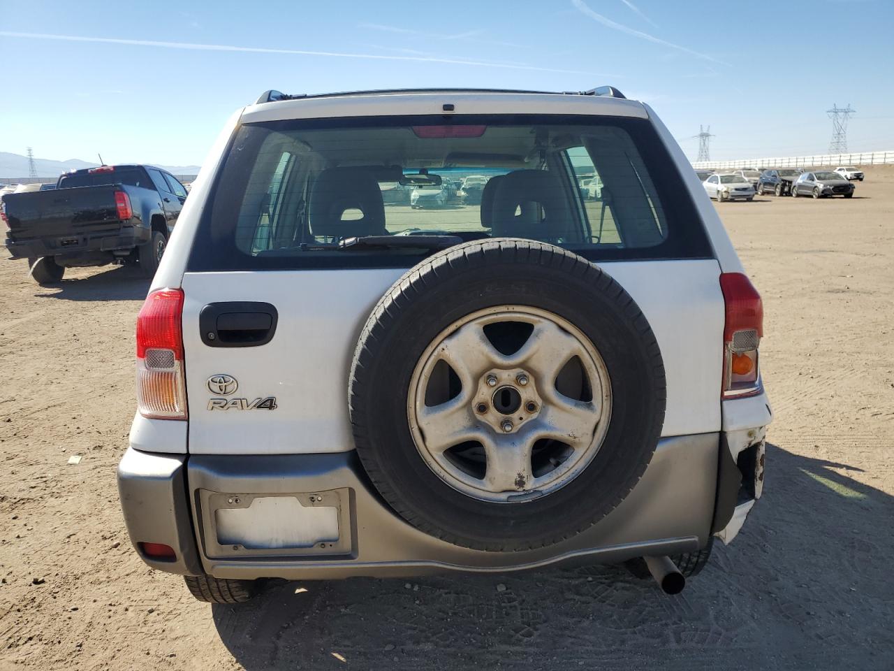 2003 Toyota RAV 4 VIN JTEGH20V830106677 Copart auction photo, rear end damage thumbnail 6