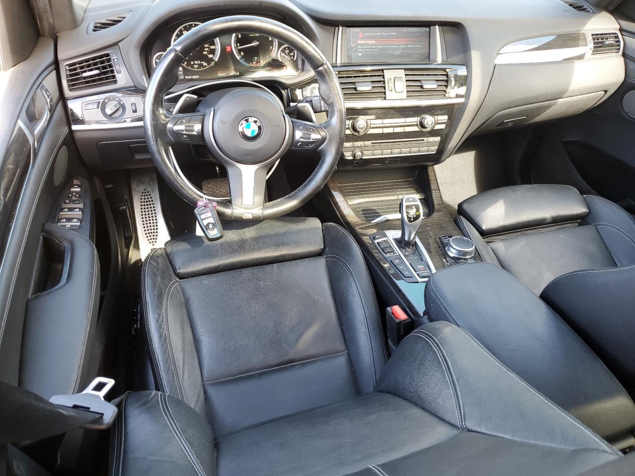 2017 BMW X3 VIN 5UXWX7C54H0U42313 Copart auction photo, front end damage thumbnail 8