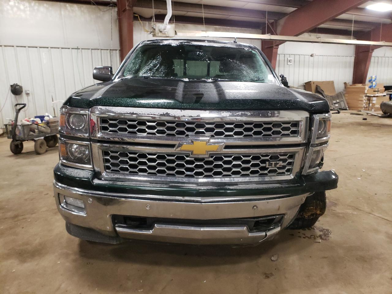 2014 Chevrolet Silverado VIN 3GCUKSEC1EG455016 Copart auction photo, front end / mechanical damage thumbnail 5