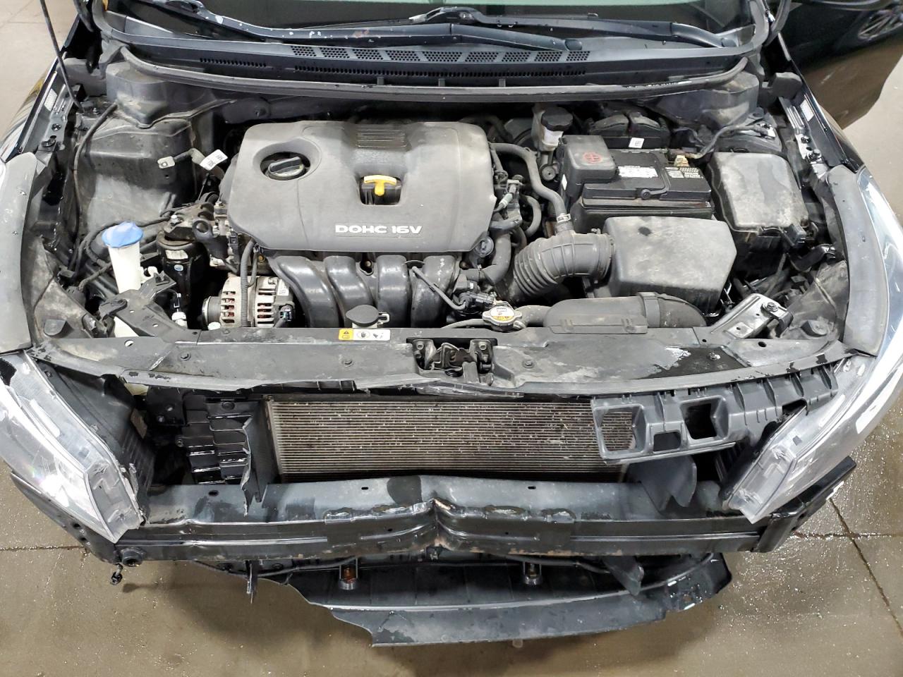 2017 KIA Forte VIN 3KPFL4A7XHE013717 Copart auction photo, all over damage thumbnail 12