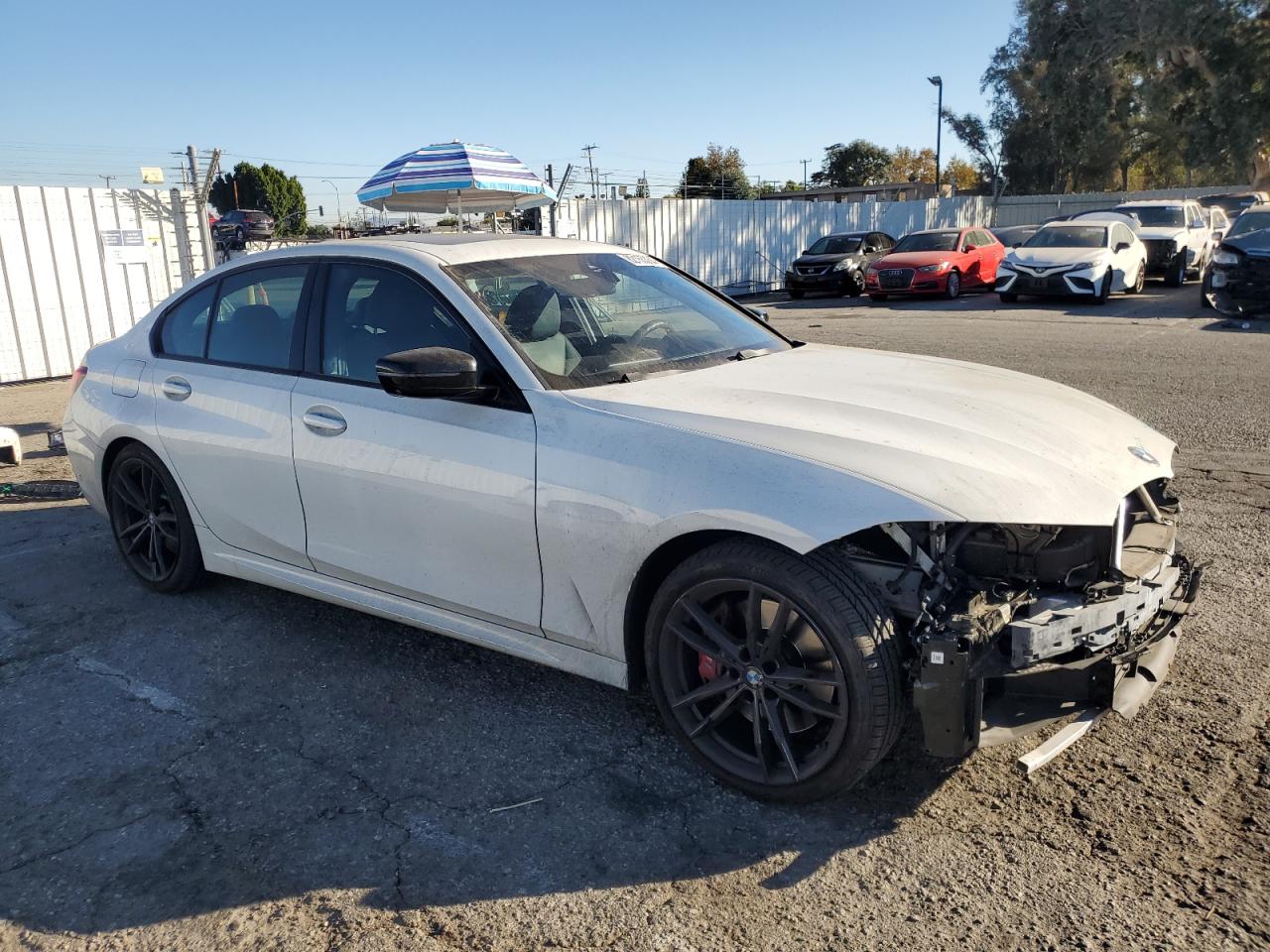 2022 BMW M3 VIN 3MW5U7J05N8C58784 Copart auction photo, front end / minor dent/scratches damage thumbnail 4