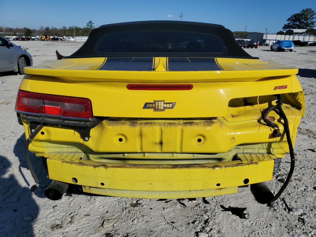 2015 Chevrolet Camaro VIN 2G1FF3D31F9254712 Copart auction photo, all over damage thumbnail 6