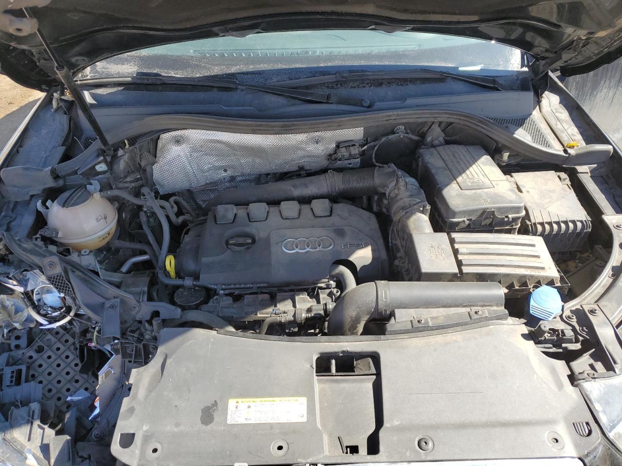 2015 Audi Q3 VIN WA1EFCFS8FR008554 Copart auction photo, front end / all over damage thumbnail 12
