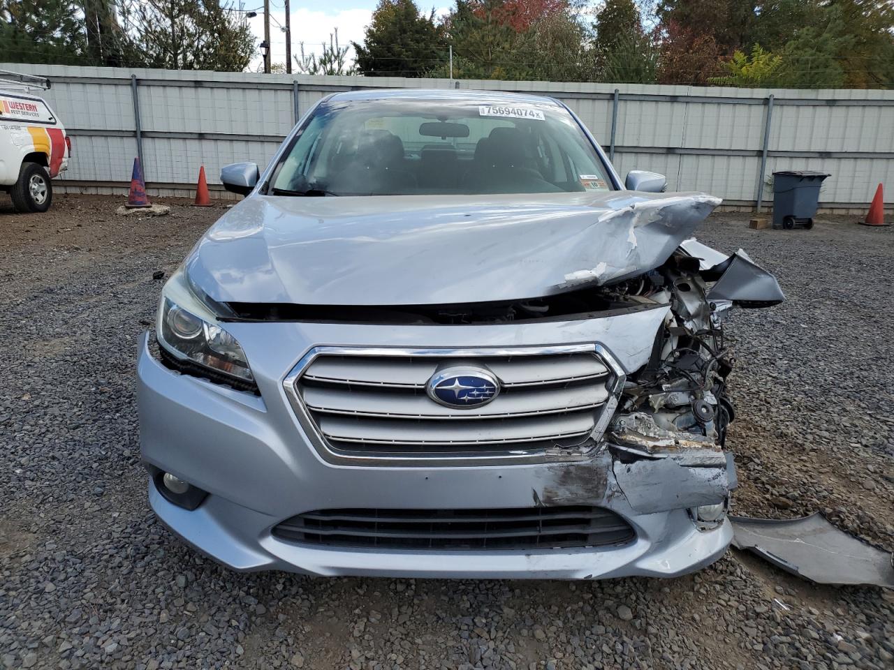 2016 Subaru Legacy VIN 4S3BNAJ65G3015265 Copart auction photo, front end damage thumbnail 5