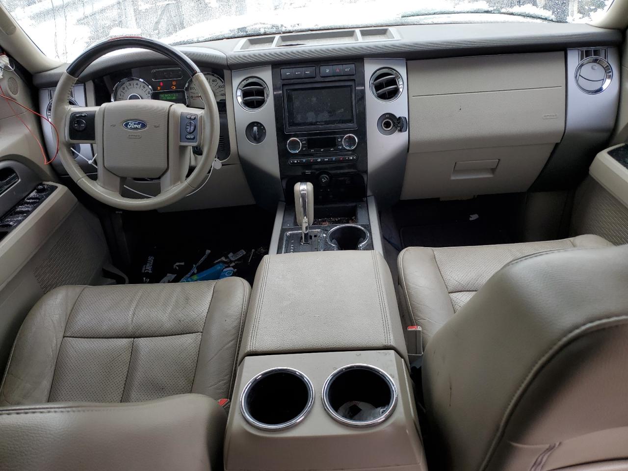 2013 Ford Expedition VIN 1FMJU2A53DEF66639 Copart auction photo, side / front end damage thumbnail 8