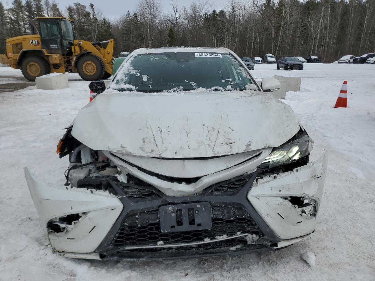 2022 Toyota Camry VIN 4T1K31AK7NU039606 Copart auction photo, front end / rear end damage thumbnail 5