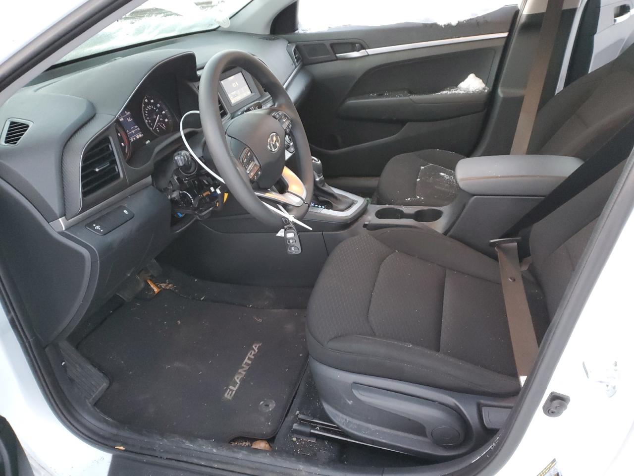 2019 Hyundai Elantra VIN 5NPD74LF2KH451103 Copart auction photo, vandalism damage thumbnail 7