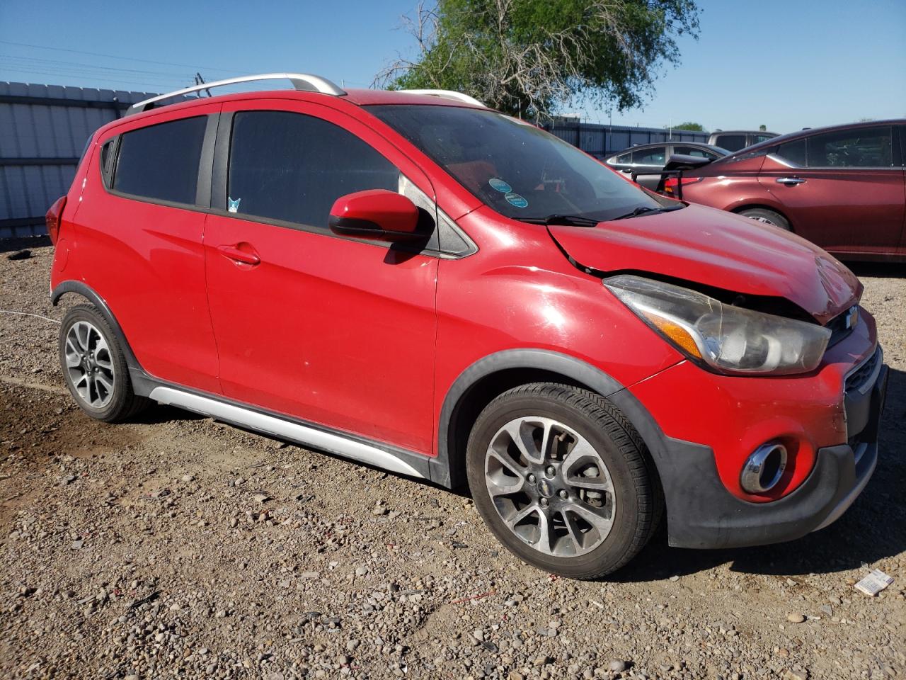 2018 Chevrolet Spark VIN KL8CH6SA1JC422639 Copart auction photo, rear end / front end damage thumbnail 4