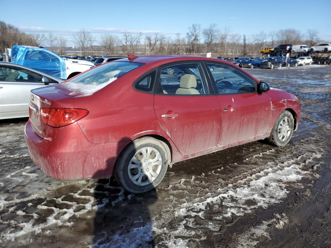 2010 Hyundai Elantra VIN KMHDU4AD1AU089243 Copart auction photo, front end damage thumbnail 3