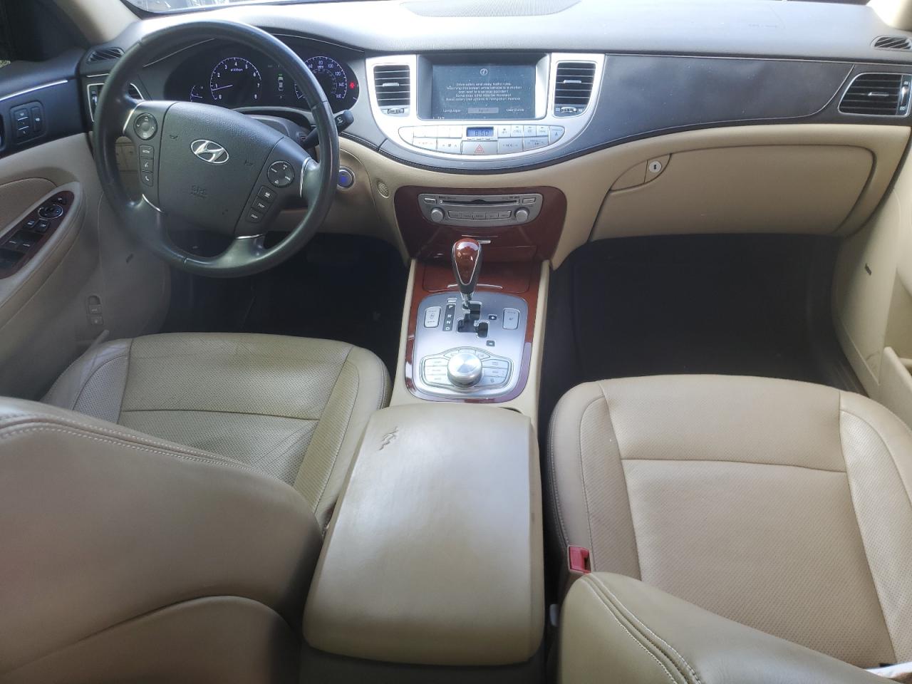 2014 Hyundai Genesis VIN KMHGC4DD2EU261121 Copart auction photo, rear end damage thumbnail 8