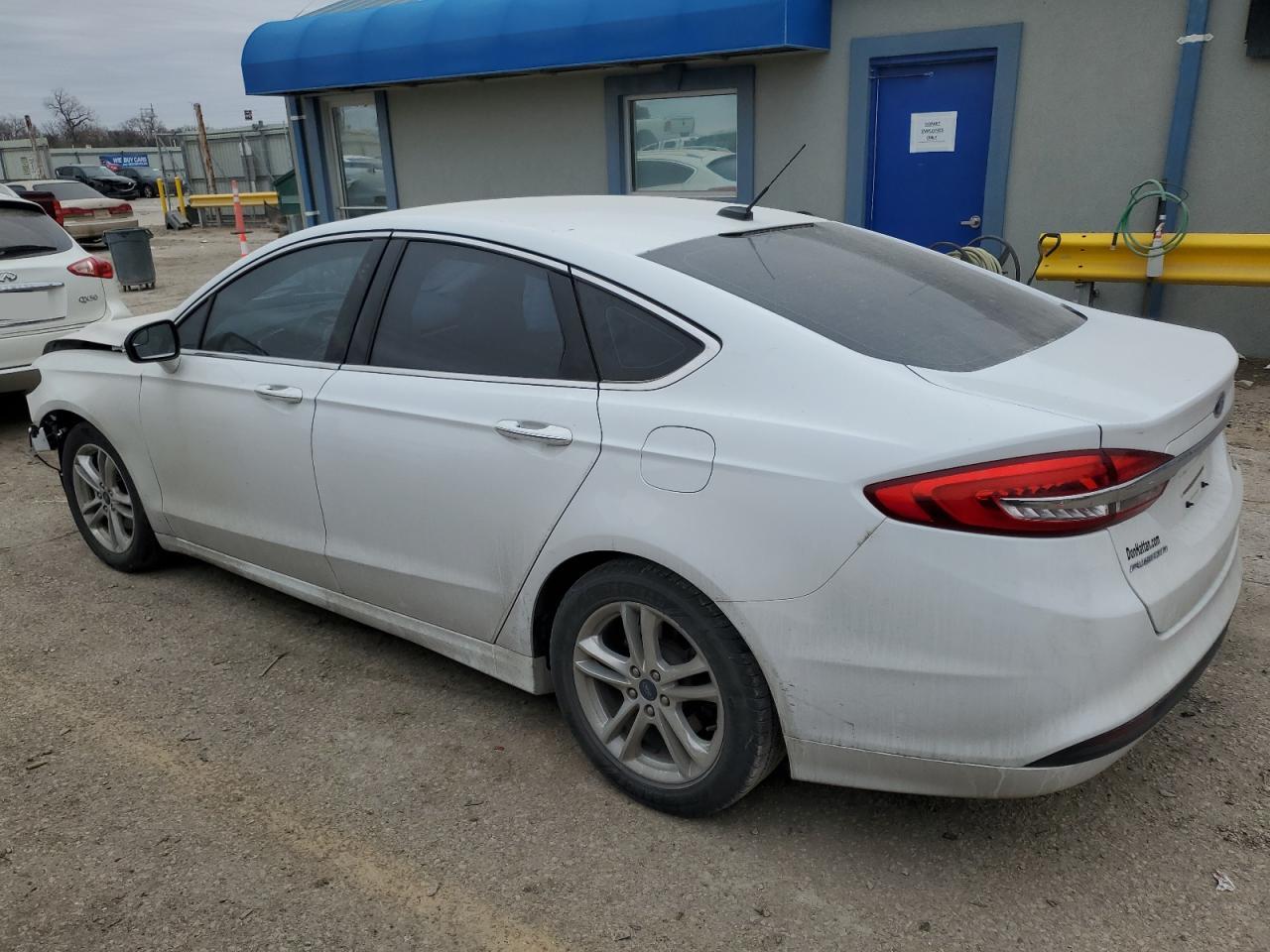 2018 Ford Fusion VIN 3FA6P0HDXJR212702 Copart auction photo, front end damage thumbnail 2